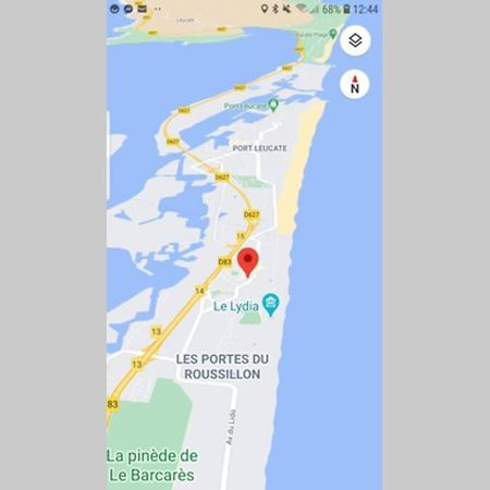 T2, Vue Sur Mer, Terrasse, Parking Prive Ле-Баркарес Екстер'єр фото
